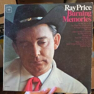 Ray Price Burning Memories Vinyl Record